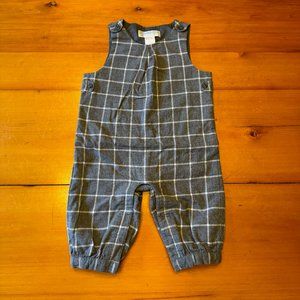 Janie and Jack Plaid Overall (3-6 months)